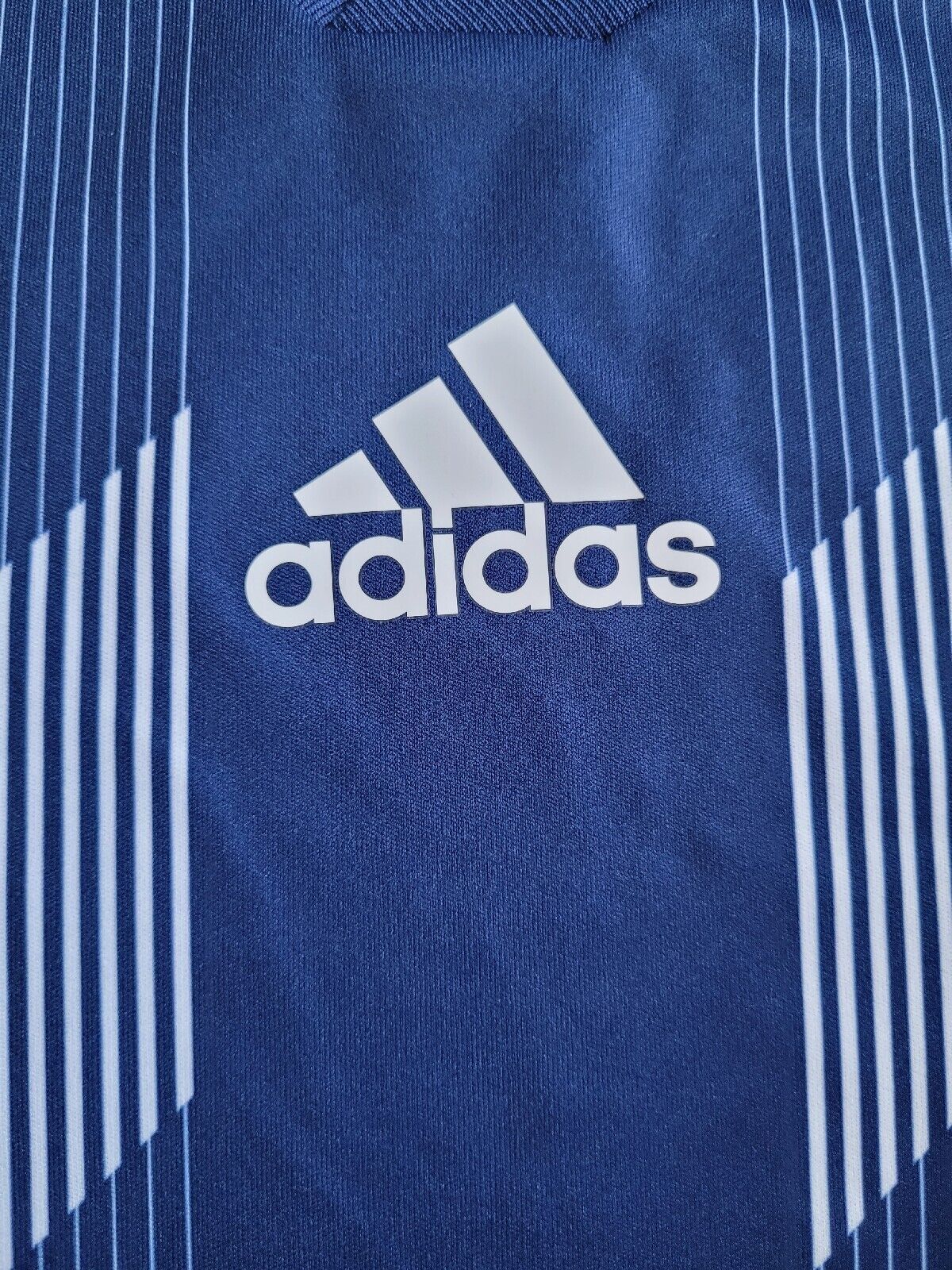 Adidas Football Striped Men's Jersey T-Shirt