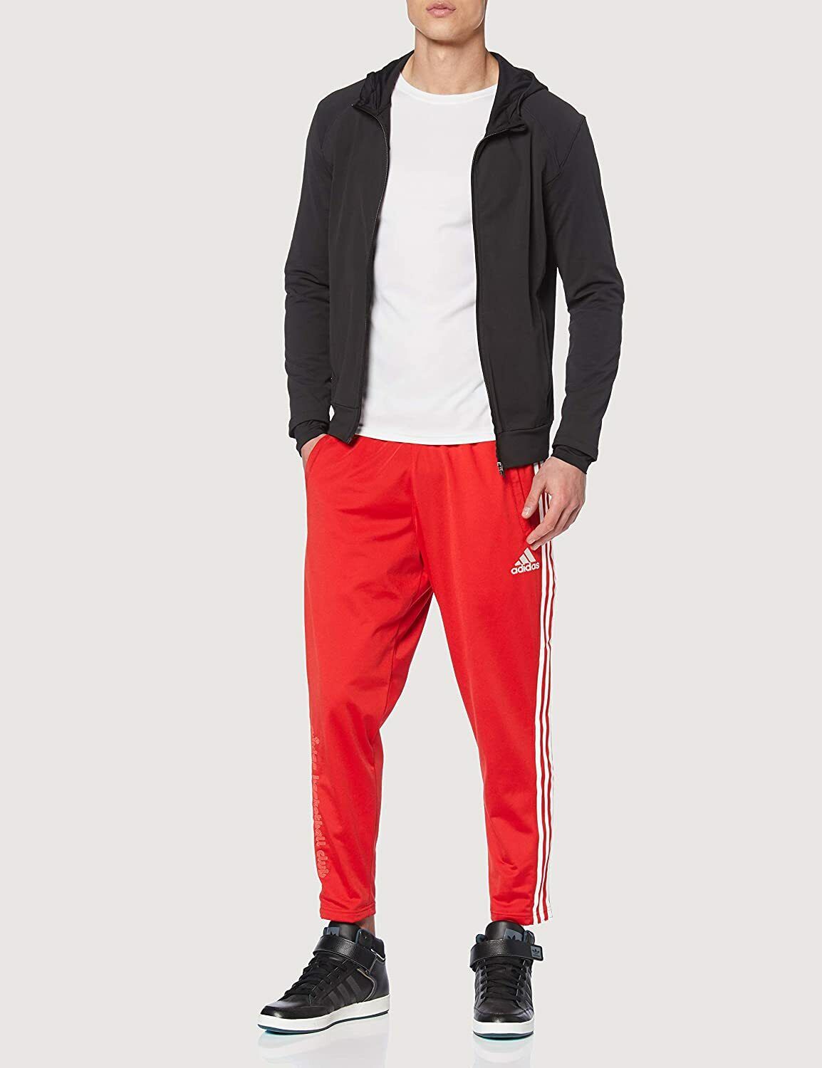 Adidas Marquee 3Stripe Pants Red