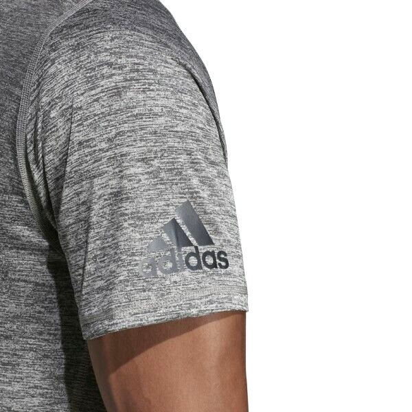 ADIDAS MEN`S FREELIFT 360 GRADIENT GRAPHIC T-SHIRT GREY