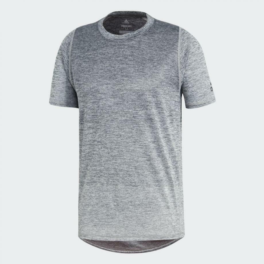 ADIDAS MEN`S FREELIFT 360 GRADIENT GRAPHIC T-SHIRT GREY