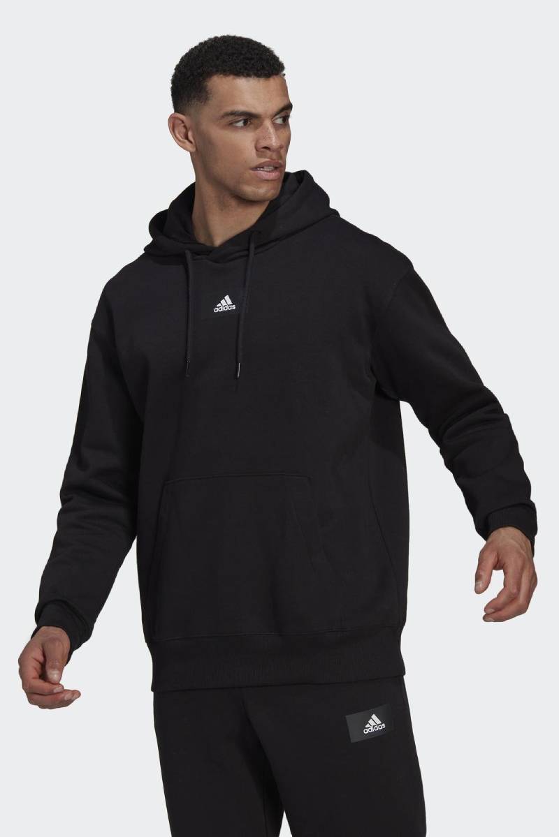 Adidas Essentials Feelvivid Cotton Fleece Drop Shoulder Hoodie