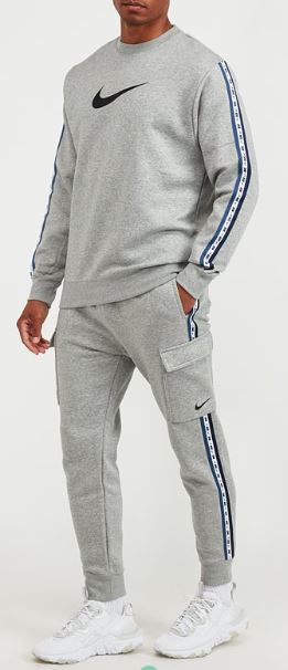 NIKE REPEAT TRACKSUIT MENS GREY