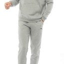 PUMA ESSENTIALS FLEECE TRACKSUIT MENS GREY