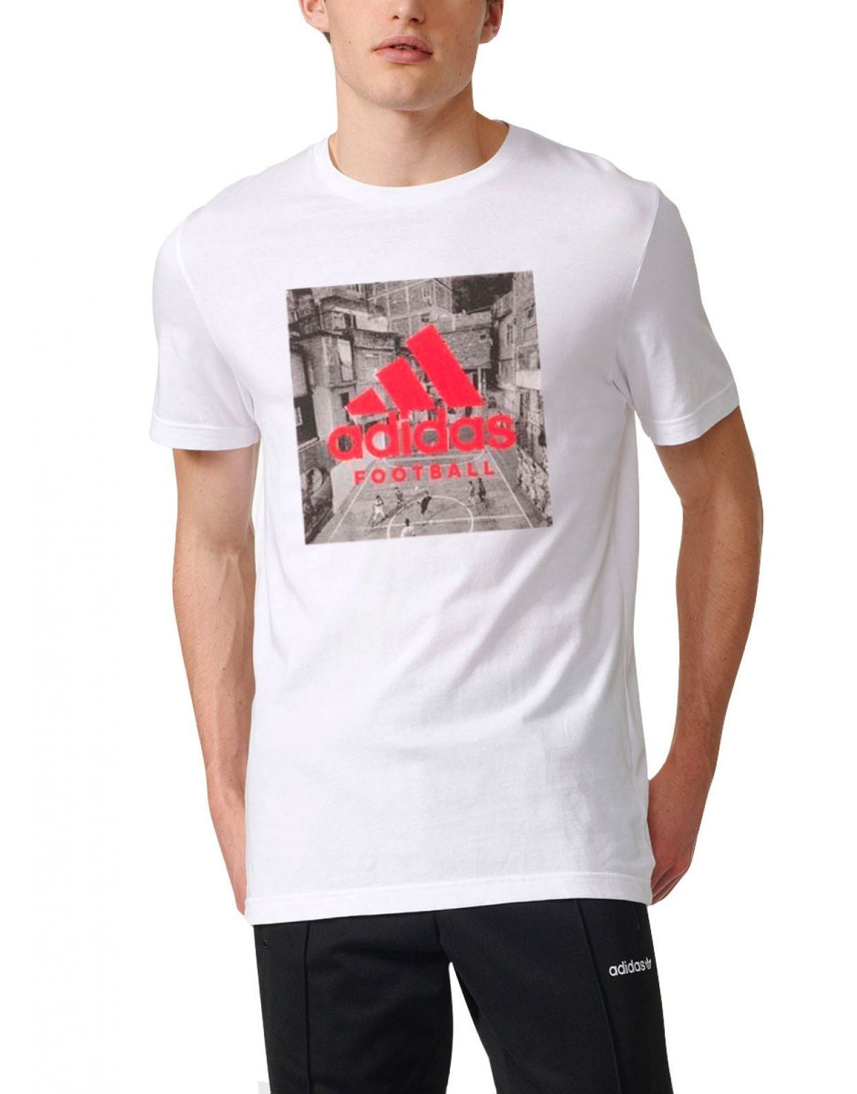 Adidas Ftb Graphic Men's T-Shirt White