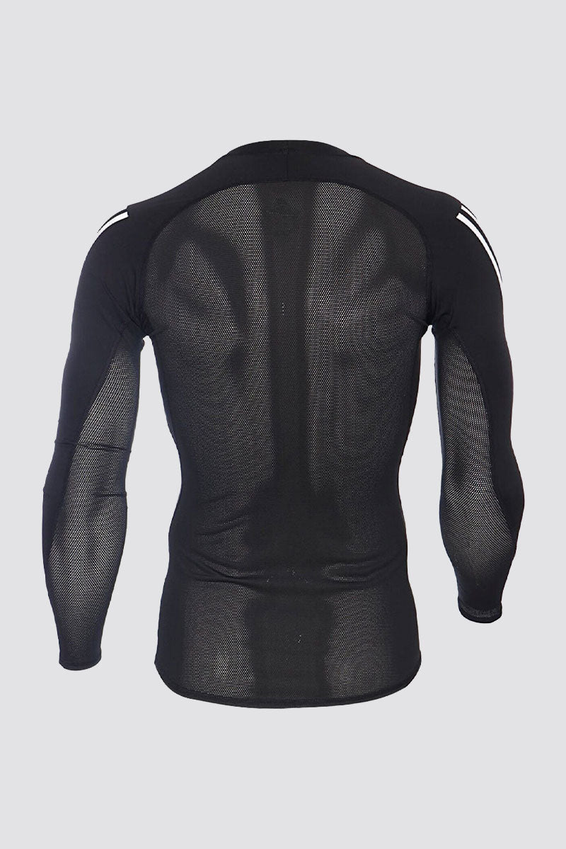 Adidas Alphaskin Sport 3-Stripes Compression Long Sleve Top Training Jersey