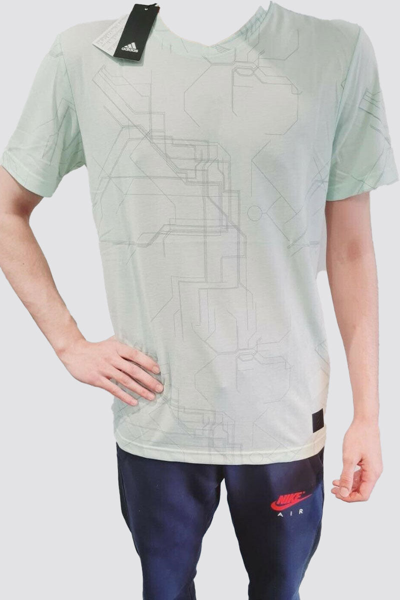 Adidas Adicross Graphic T-Shirt - Aero Green